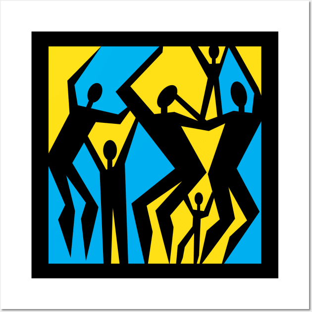 Tribal Trance Dancers Wall Art by jazzworldquest